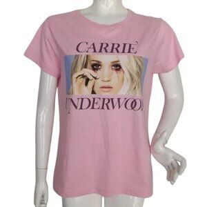 CARRIE UNDERWOOD Concert Tee, L, Pink, Cry Pretty Tour 360 2019, Short s…